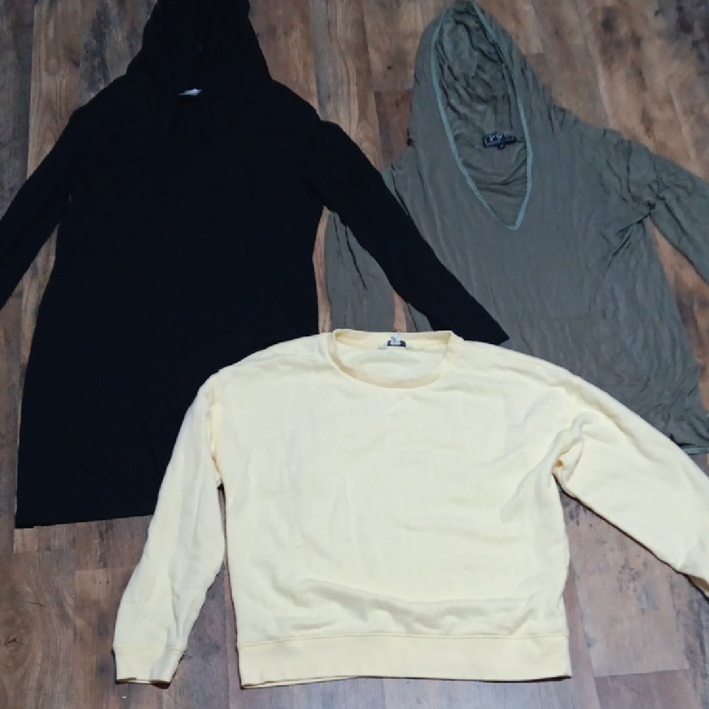 Merona Women's Sweater Set in Black, Olive, and Yellow